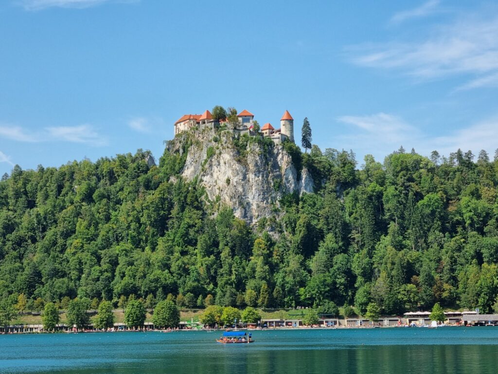 zdjęcie zamku na skale