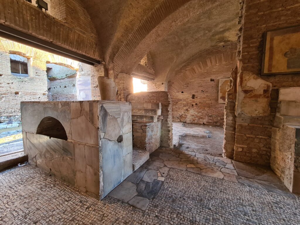 Ostia Antica wnętrze budynku