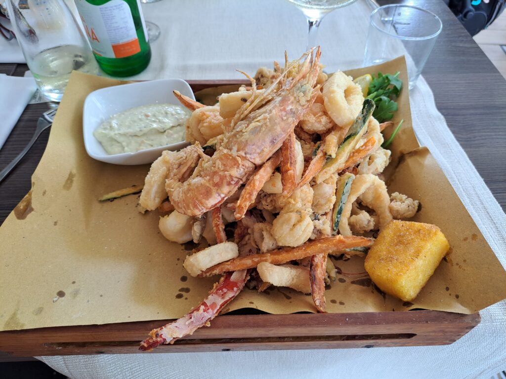 fritto misto Ristorante Pizzeria Il Giardino