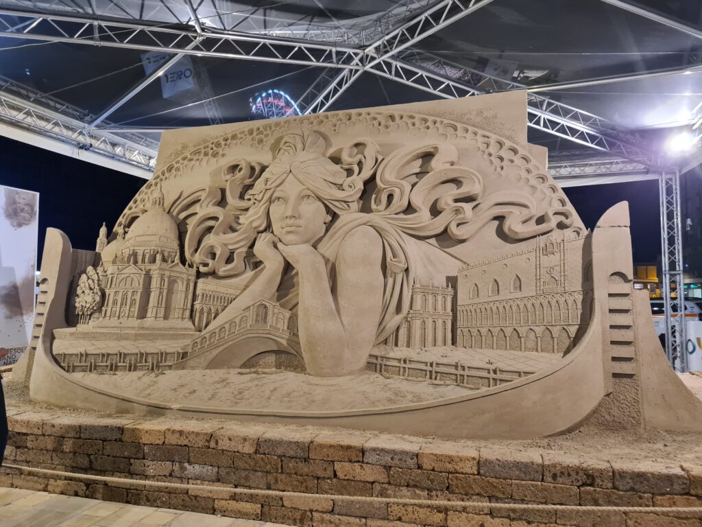 Rzeźba z piasku w Lido di Jesolo