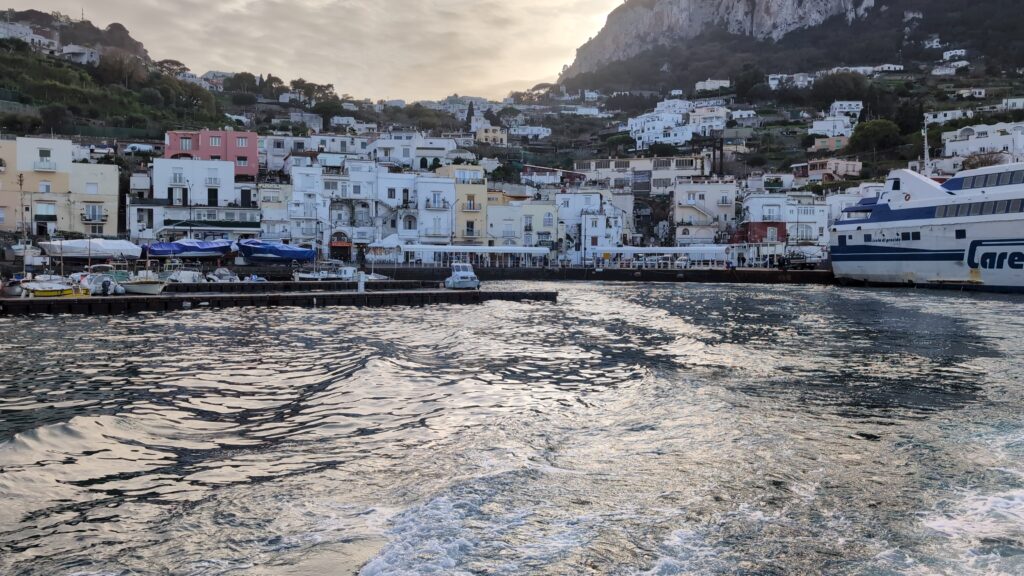 Capri widok z promu