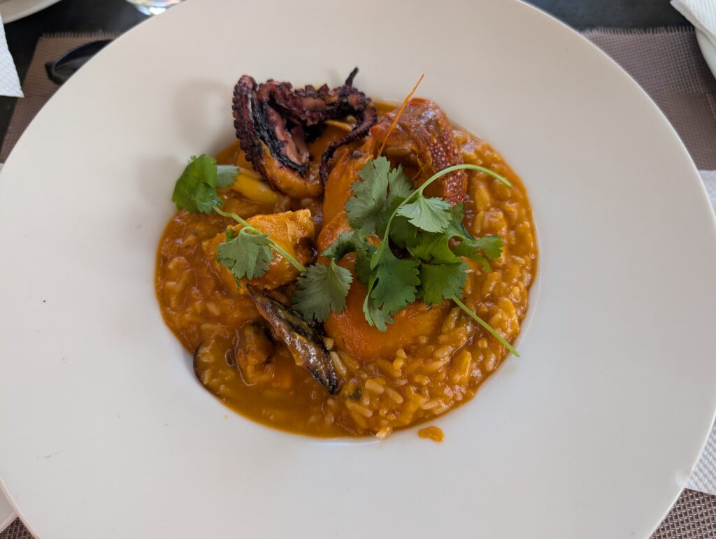 Risotto z owocami morza w Americos
