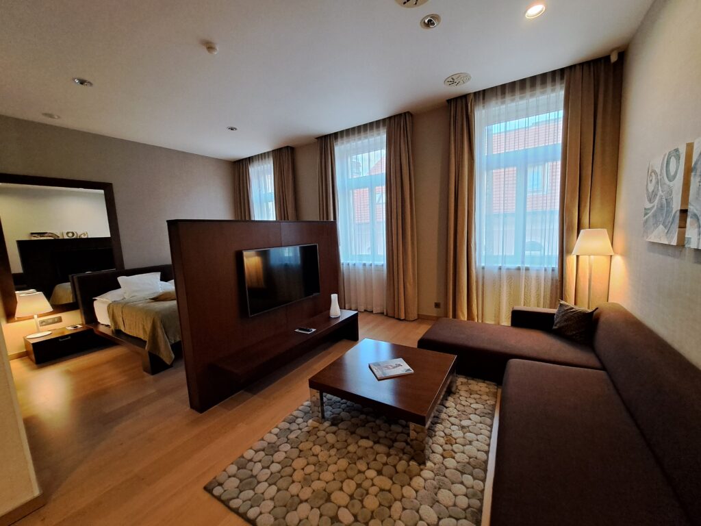 Wnętrze apartamentu w Roset Hotel Bratislava