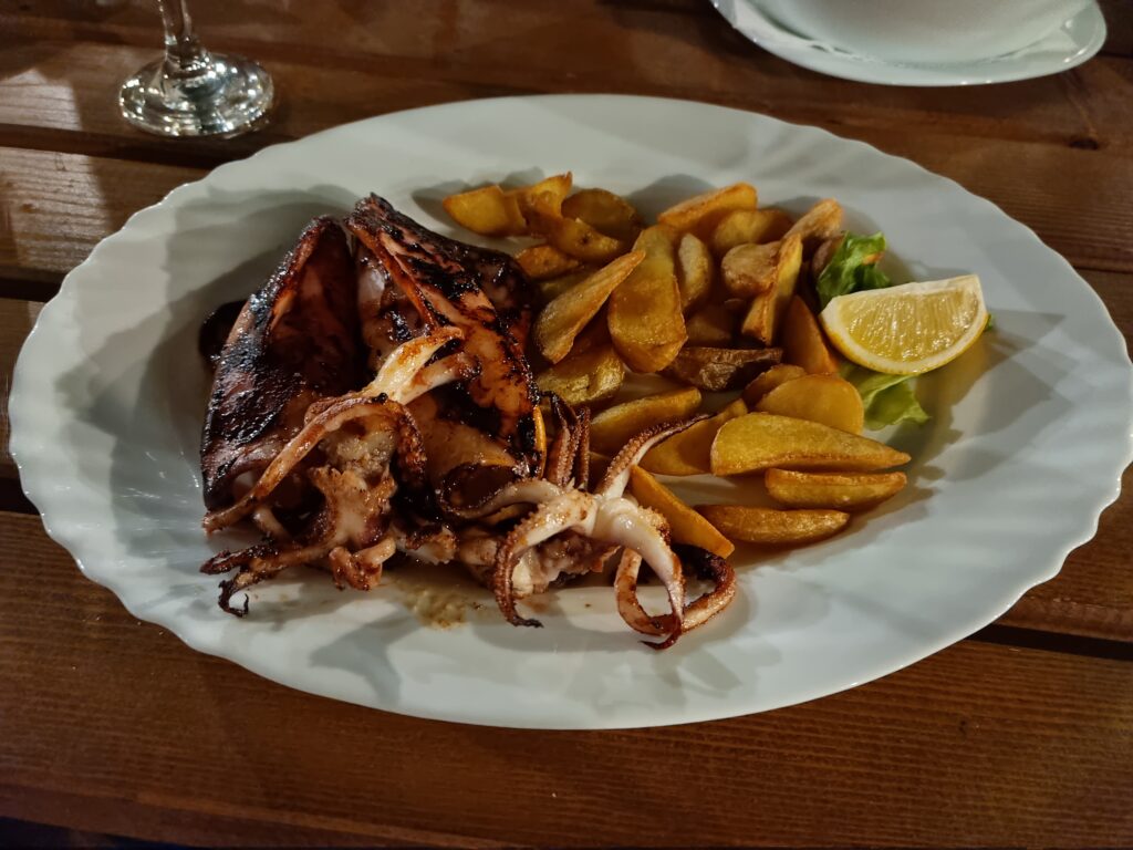 Kalmary w Restoran Providenca